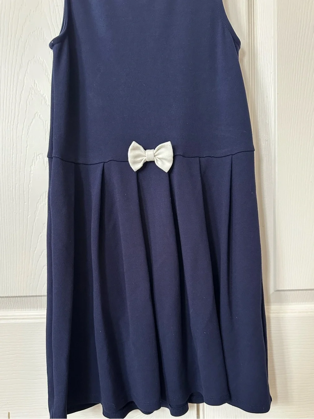 H&M - Navy Sleeveless Bow Dress